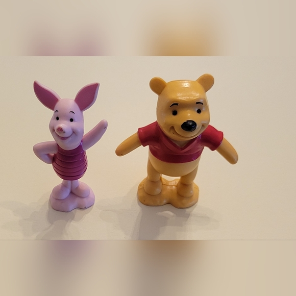 Piglet and Winnie the Pooh Toy Figures - Picture 1 of 5